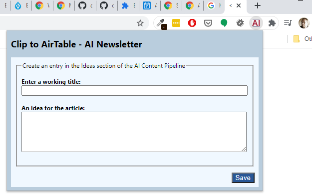 clip2airtable screenshot